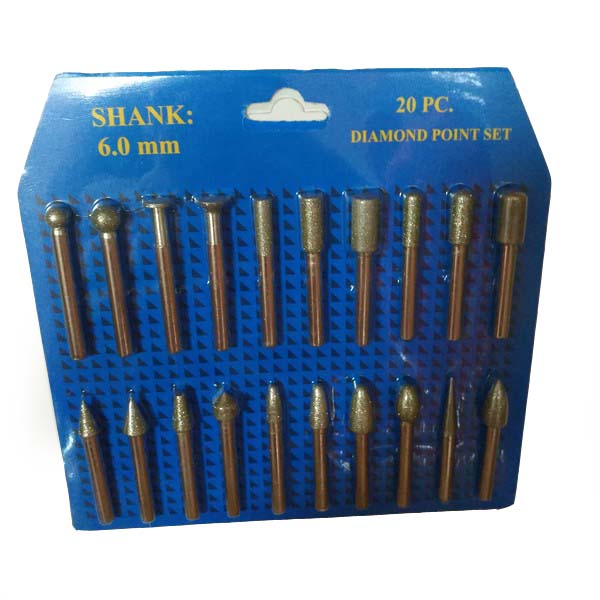 ECT-01 Electroplated Carving Bit Set for Marble and Stones