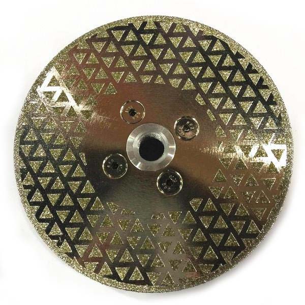 5 inch Electroplated Diamond Cutting and Grinding Disc Both Sides Coated Diamond Blade for Granite & Marble