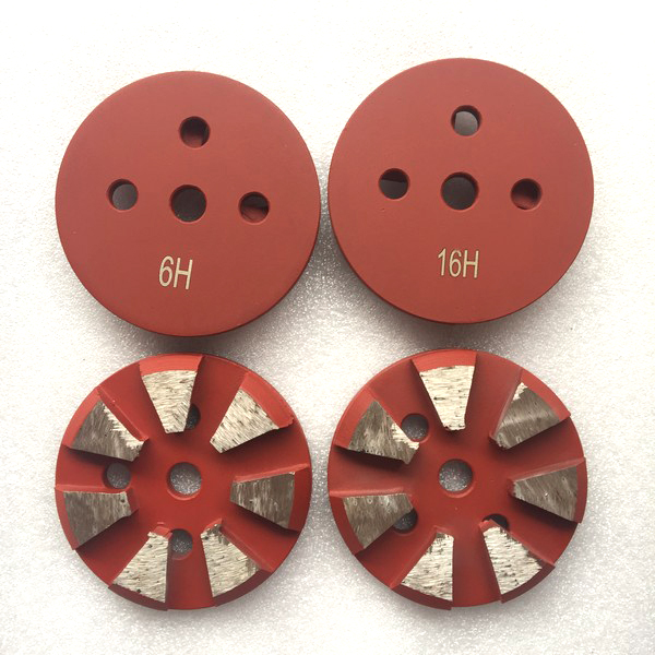 83mm Hard Bond Metal Grinding Disc with 7 Segments for Soft Floor